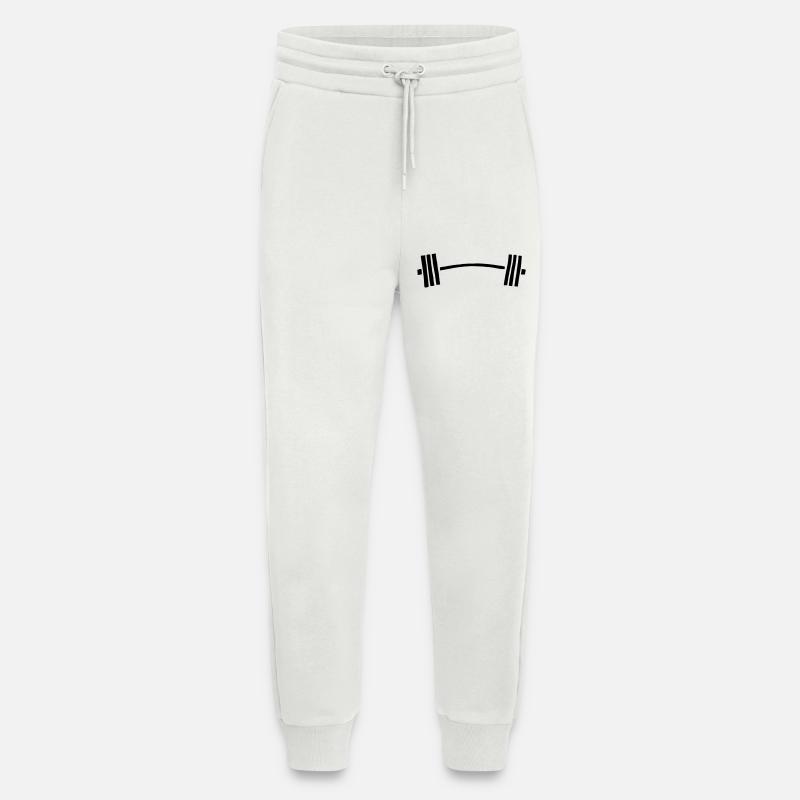 hantel langhantel gebogen - Jogginghose - made by SPREAD - OFF WHITE
