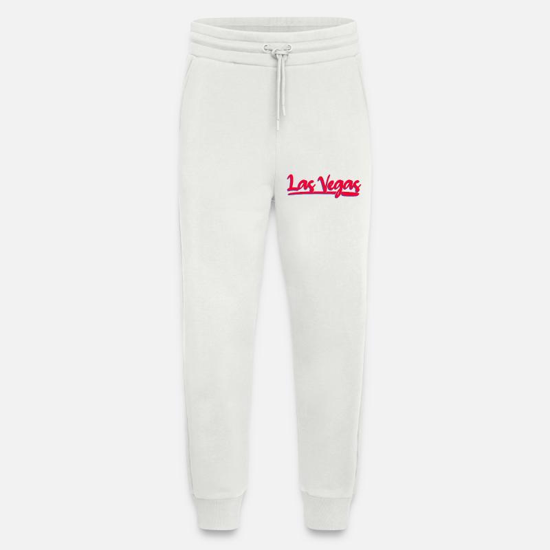 Script néon de Las Vegas - Pantalon de jogging bio décontracté fabriqué en UE - OFF WHITE
