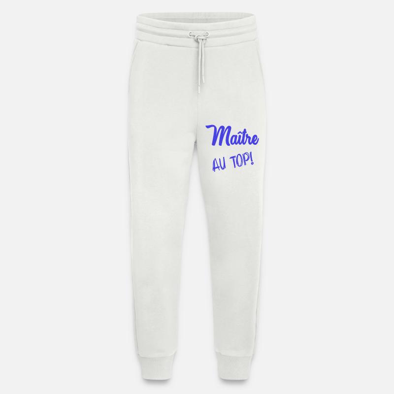 MASTER. MASTER. HUMOR - Jogging Pants - made by SPREAD  - OFF WHITE