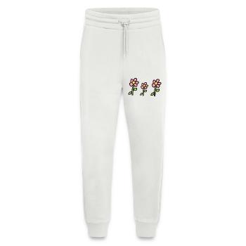 drei blumen pflanzen blume symbol rosa - Jogginghose - made by SPREAD - OFF WHITE - Vorne