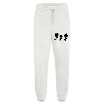 Three Flowers Shape Plants Flower Symbol - Jogging Pants - made by SPREAD  - OFF WHITE - Front