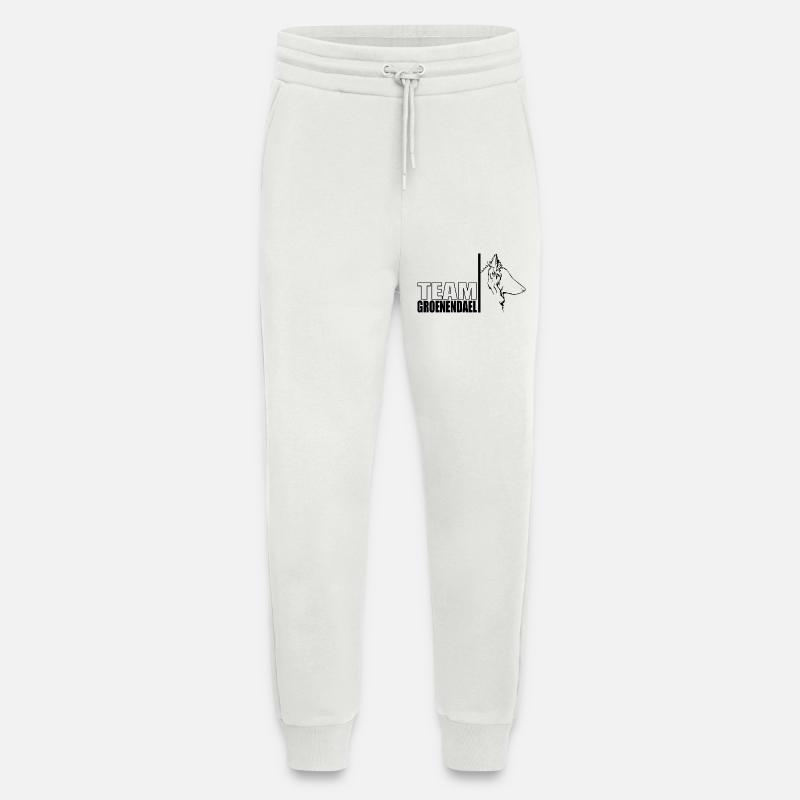 TEAM Groenendael Dog Dog Wilsigns - Jogging Pants - made by SPREAD  - OFF WHITE