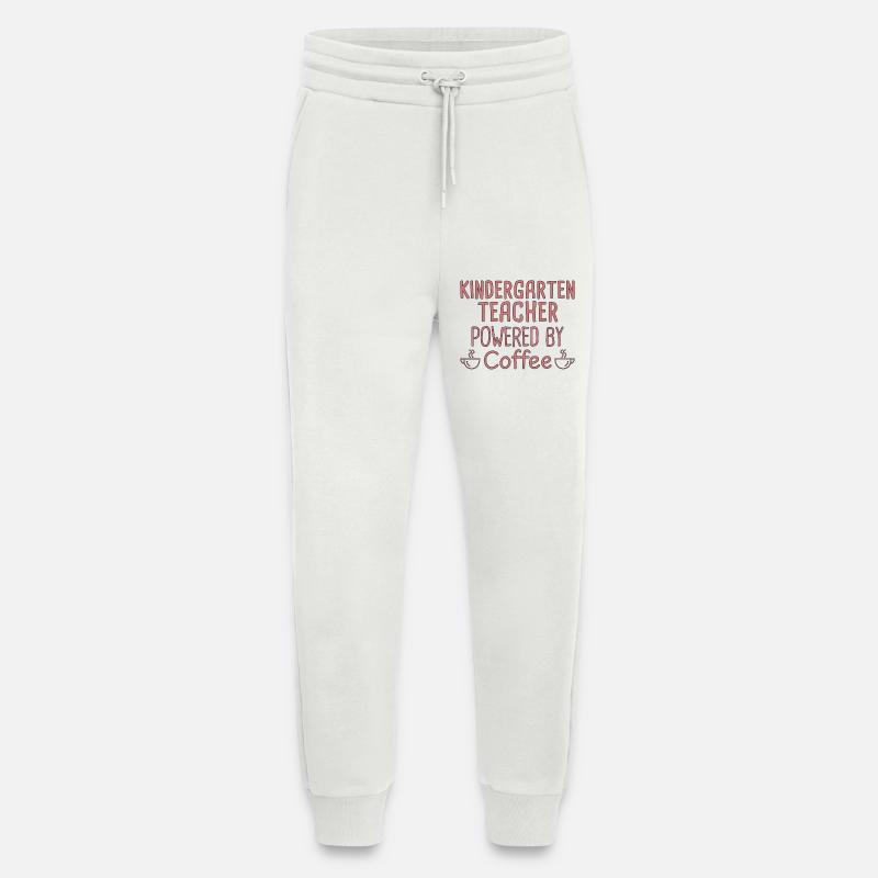Kindergarten Teacher Powered By Coffee - Jogginghose - made by SPREAD - OFF WHITE
