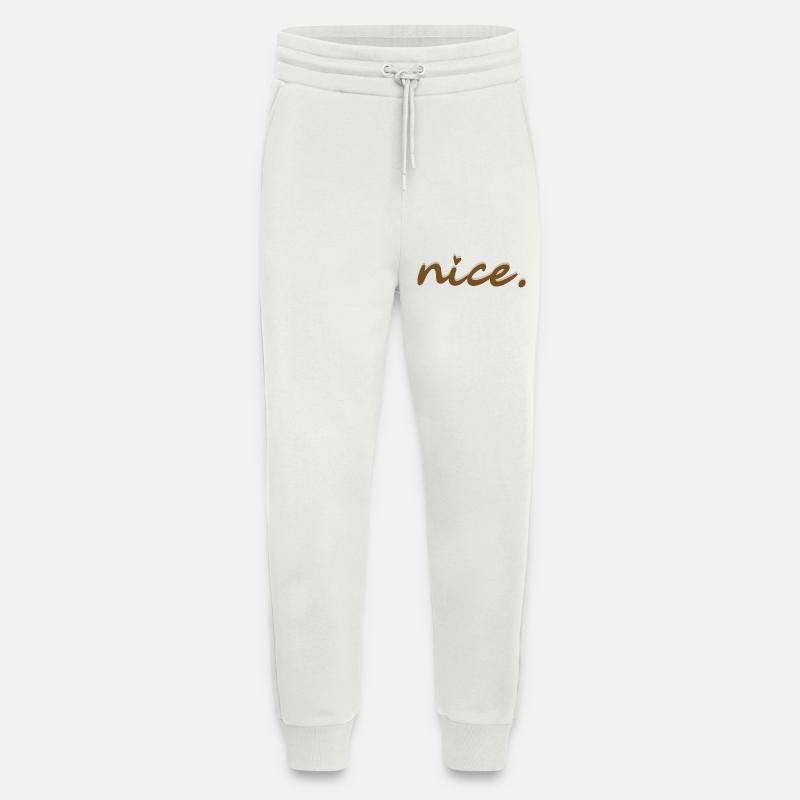 nice (braun mit hellem Schatten) - Jogginghose - made by SPREAD - OFF WHITE
