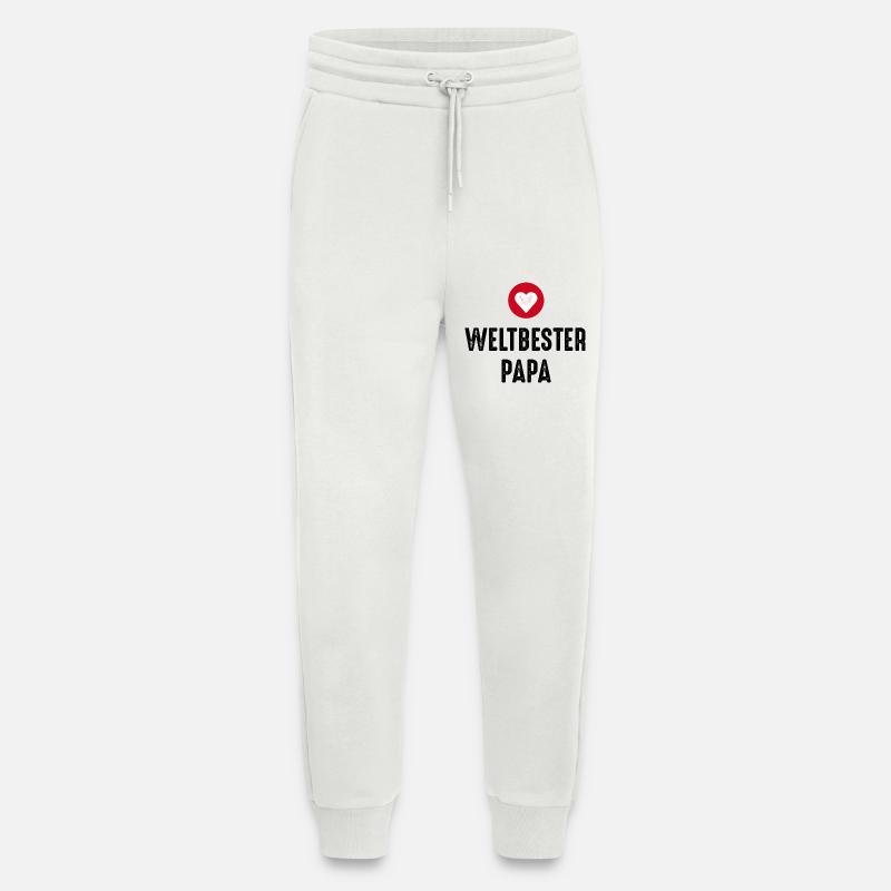 Weltbester Papa - Jogginghose - made by SPREAD - OFF WHITE