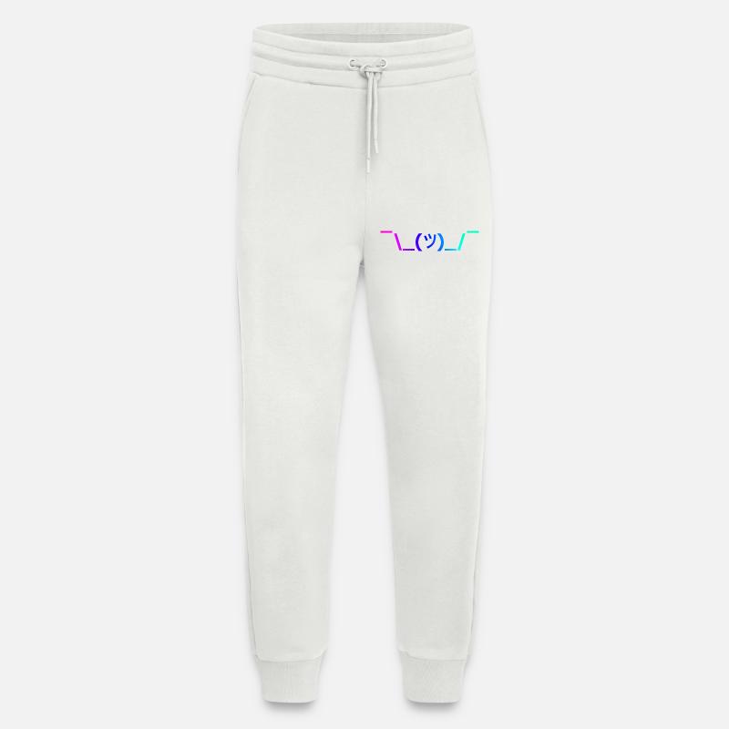 Shruggie Rainbow blaulila - Jogginghose - made by SPREAD - OFF WHITE