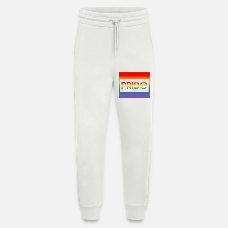 Pride frame - Jogging Pants - made by SPREAD  - OFF WHITE
