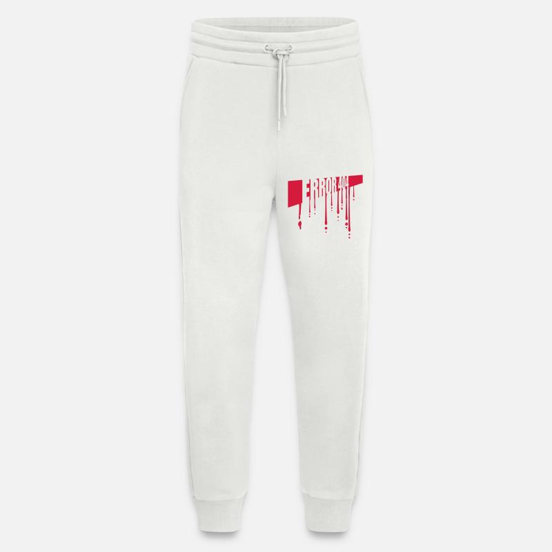 Blut Tropfen Error 404 - Jogginghose - made by SPREAD - OFF WHITE