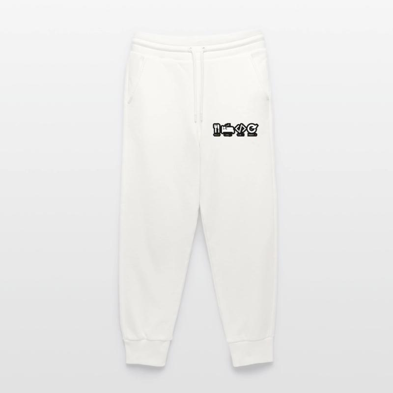 Code Sleep Repeat Developer Life Pantalon de jogging bio décontracté fabriqué en UE