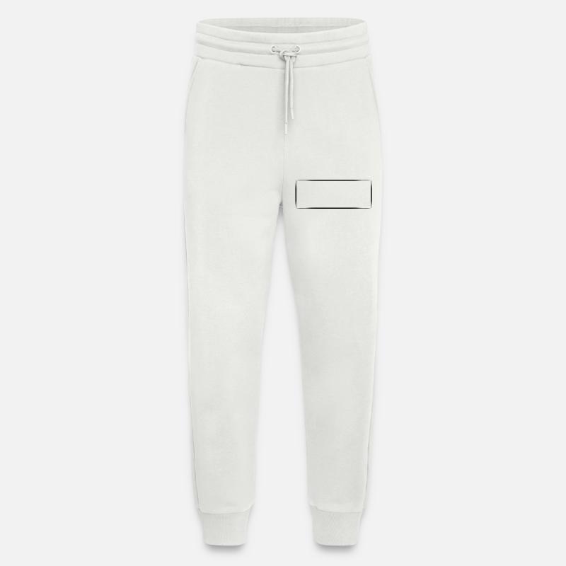 Shape Rectangle Square - Jogging Pants - made by SPREAD  - OFF WHITE