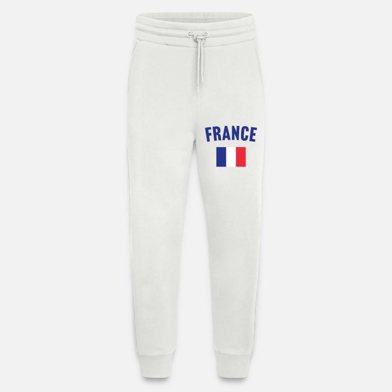 Frankreich Flagge - Jogginghose - made by SPREAD - OFF WHITE