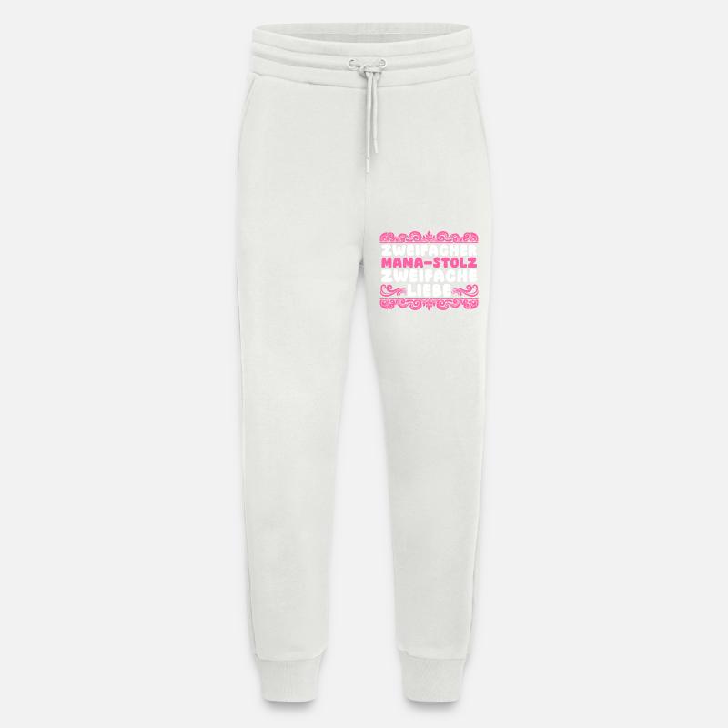 Mama Von 2 Kindern - Jogginghose - made by SPREAD - OFF WHITE