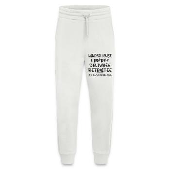 Handballerin feiert ihren Rücktritt mit Humor cadea - Jogginghose - made by SPREAD - OFF WHITE - Vorne
