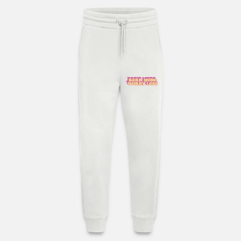 Bark More, Worry Less - Jogginghose - made by SPREAD - OFF WHITE