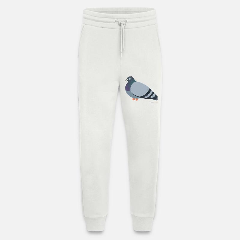 Tauben Vogel - Jogginghose - made by SPREAD - OFF WHITE