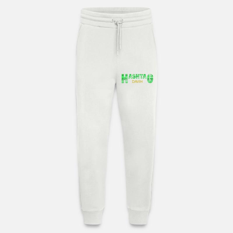 Davin Davin - Pantalon de jogging bio décontracté fabriqué en UE - OFF WHITE