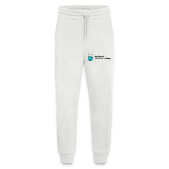 Glas voll leer - Jogginghose - made by SPREAD - OFF WHITE - Vorne