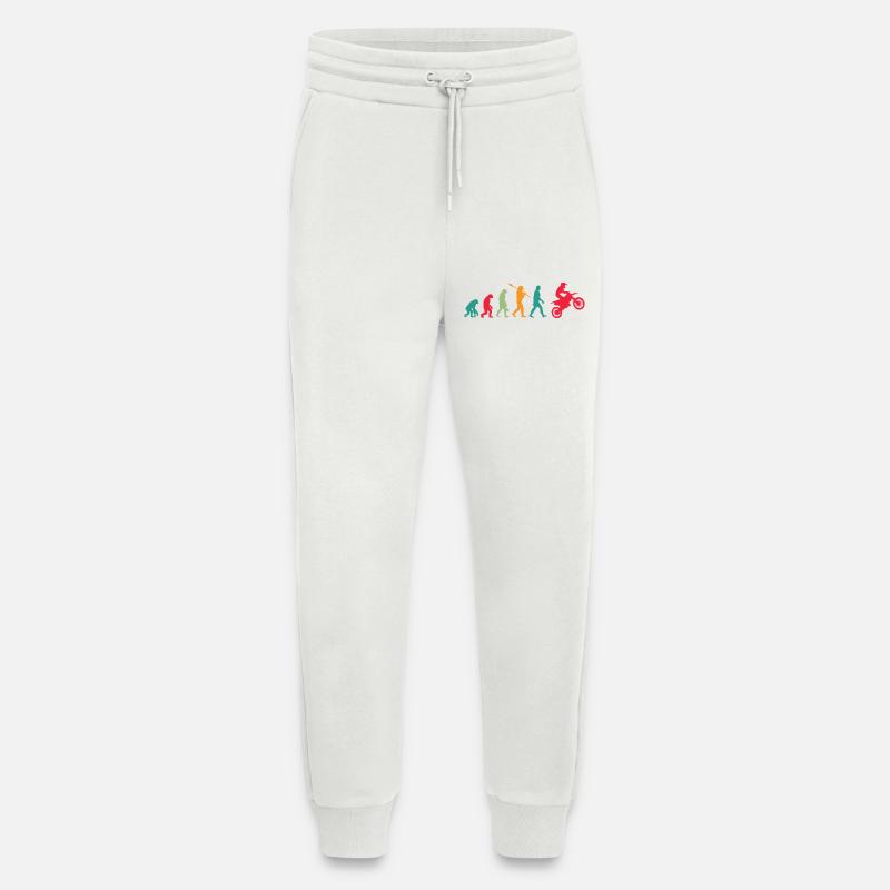 Motorrad Cross Evolution - Jogginghose - made by SPREAD - OFF WHITE