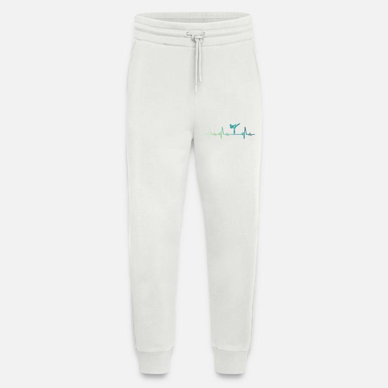 Karate Kara-Te Herzschlag Karate - Jogginghose - made by SPREAD - OFF WHITE