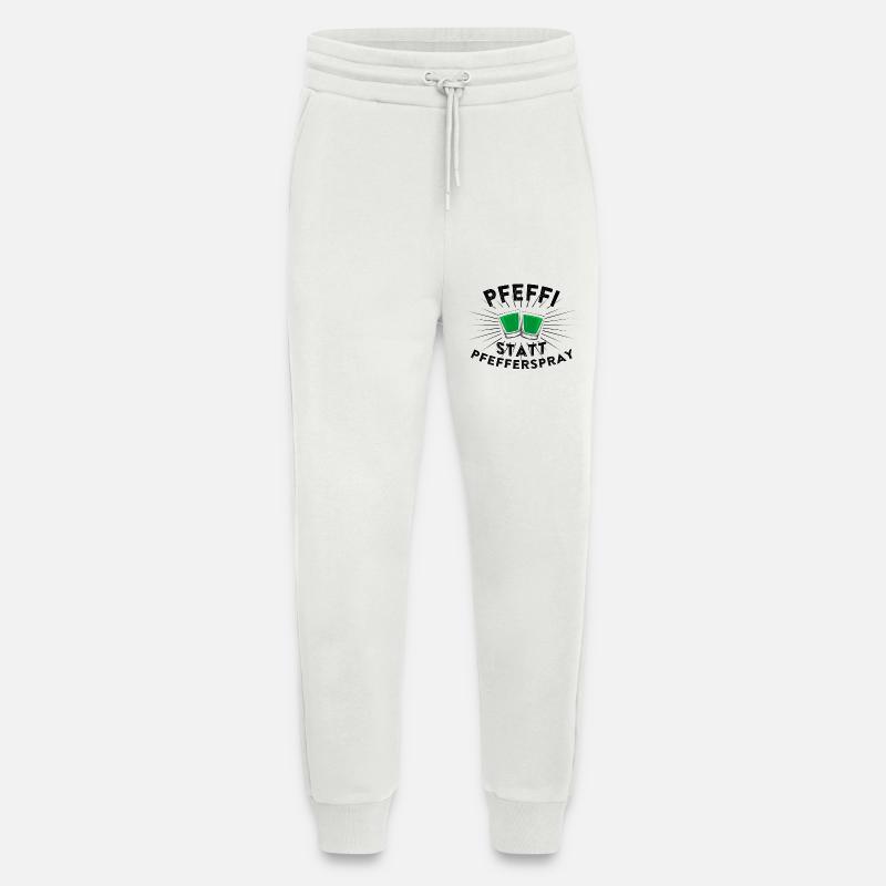 Pfeffi statt Pfefferspray - Jogginghose - made by SPREAD - OFF WHITE