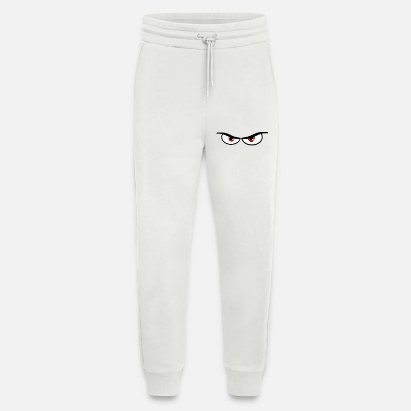 Böse Augen - Geschenk Idee - Jogginghose - made by SPREAD - OFF WHITE