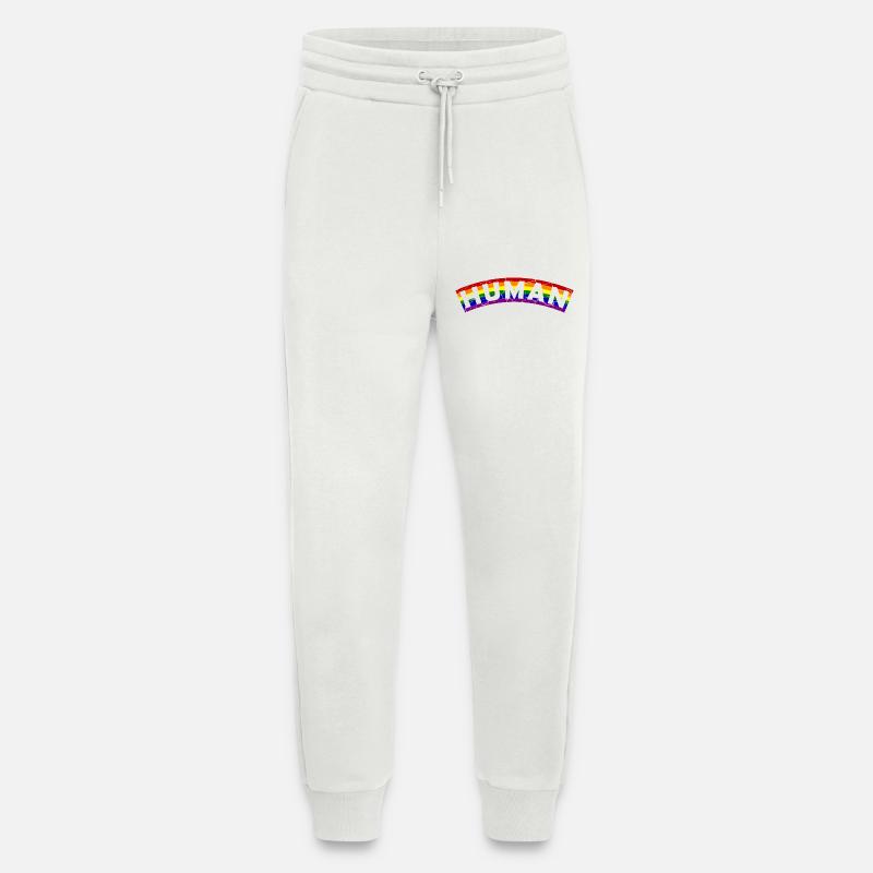 Human Pride Flag Design - Jogginghose - made by SPREAD - OFF WHITE