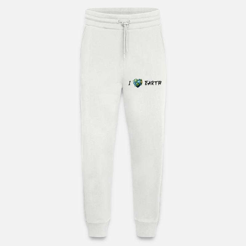 Ich Liebe Die Erde - Jogginghose - made by SPREAD - OFF WHITE