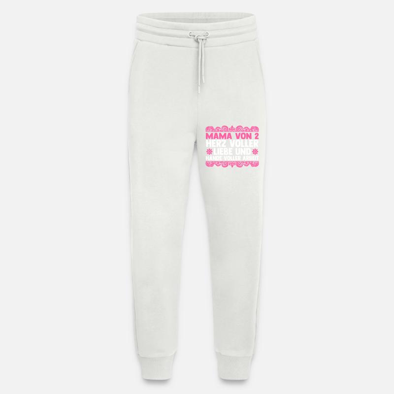 Mama Von 2 Kindern - Jogginghose - made by SPREAD - OFF WHITE