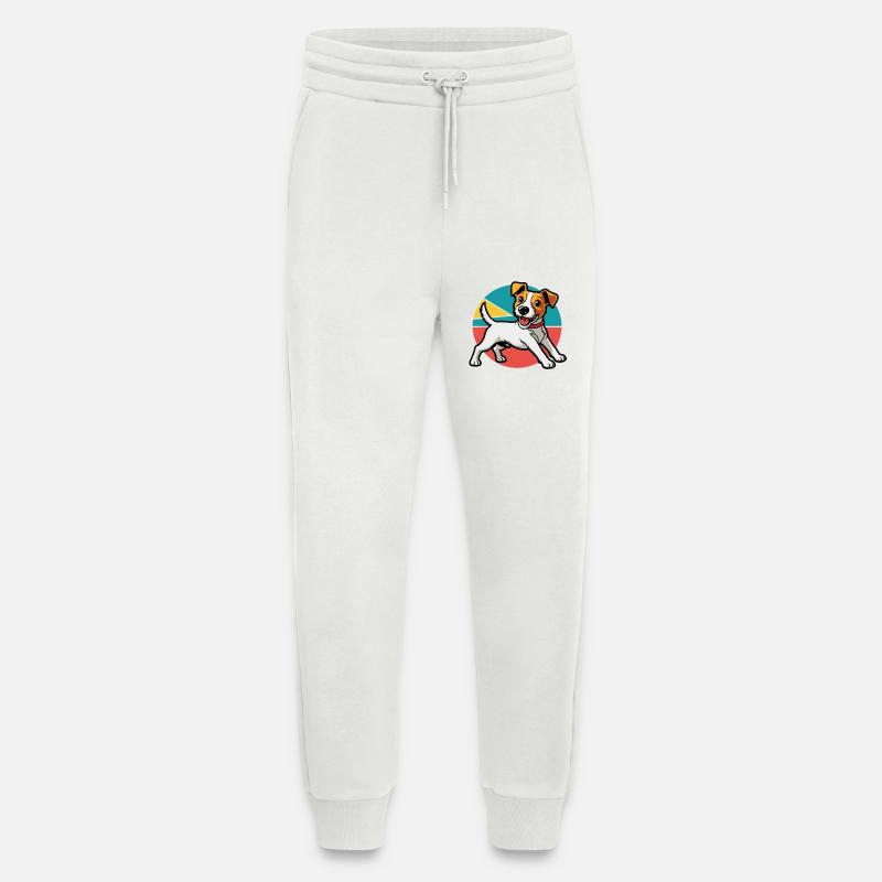 Jack Russel Terrier - Jogginghose - made by SPREAD - OFF WHITE