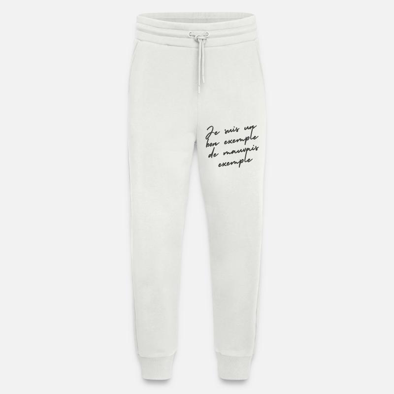 example - Jogging Pants - made by SPREAD  - OFF WHITE