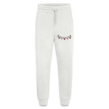 Heart Garland Hearts - Jogging Pants - made by SPREAD  - OFF WHITE - Front
