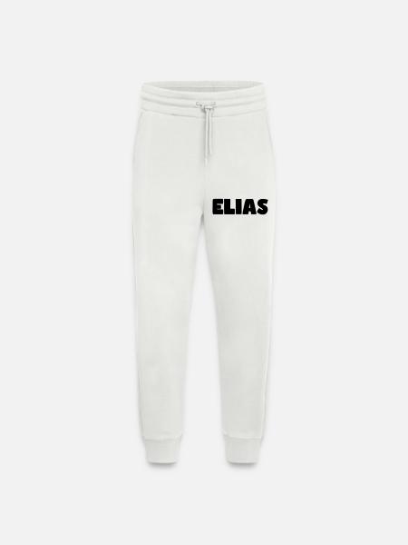 Elias Name - Jogging Pants - made by SPREAD  - OFF WHITE