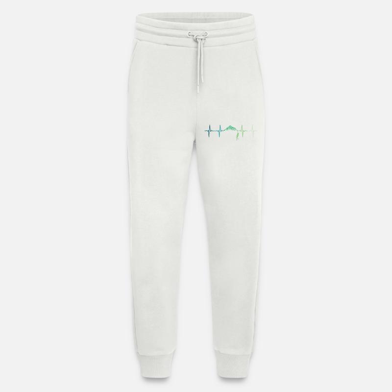Kletternder Herzschlag-Kletterer - Jogginghose - made by SPREAD - OFF WHITE