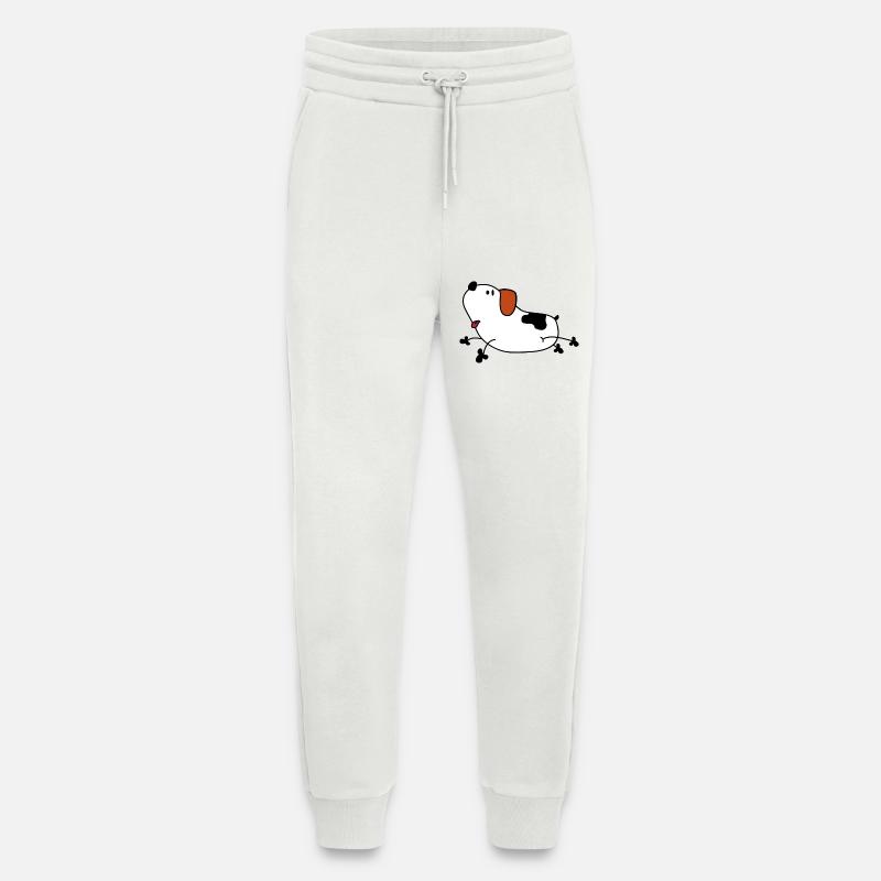 Süßer Comic Hund - Jogginghose - made by SPREAD - OFF WHITE