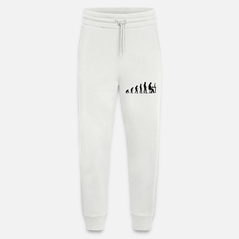 Evolution Gamer PC Videospil Computer - Sort - Organic relaxed joggingbukser made in EU - OFF WHITE