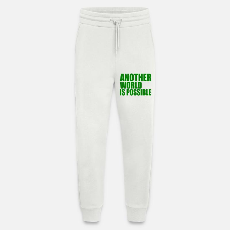 Another world is possible - Jogginghose - made by SPREAD - OFF WHITE