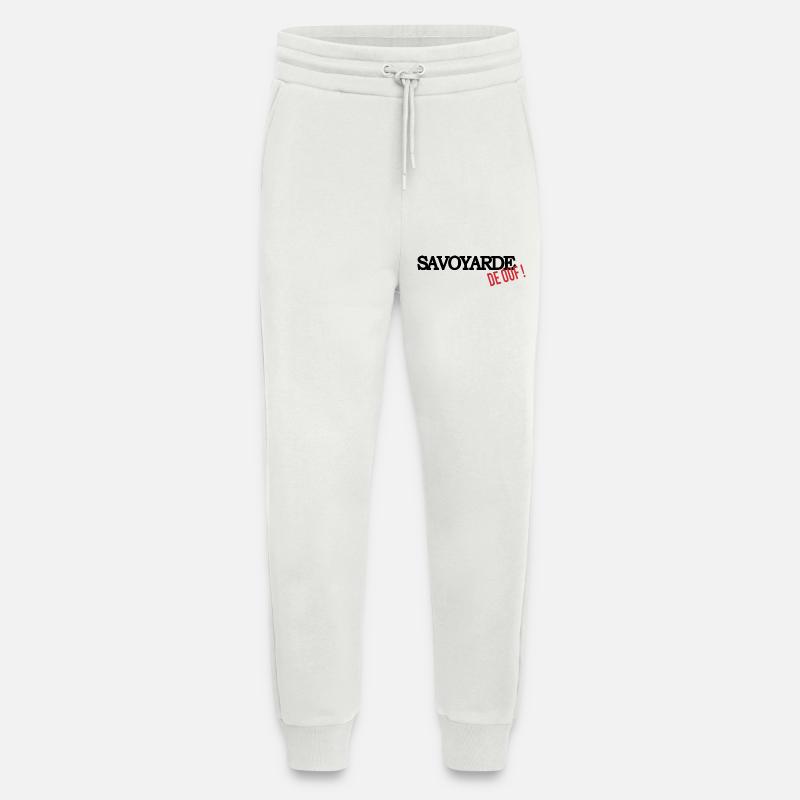 Savoyarde de ouf (noir) - Pantalon de jogging bio décontracté fabriqué en UE - OFF WHITE