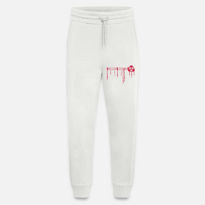 zombie hunter Halloween Zitat - Jogginghose - made by SPREAD - OFF WHITE