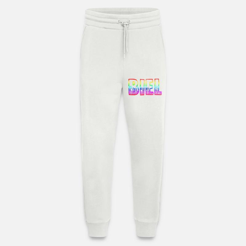 biel rs regenbogen - Jogginghose - made by SPREAD - OFF WHITE