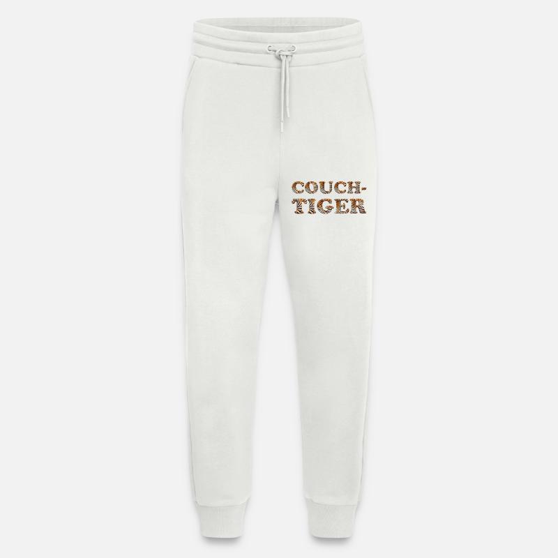 Pun ambiguous expression - couch tiger - Jogging Pants - made by SPREAD  - OFF WHITE