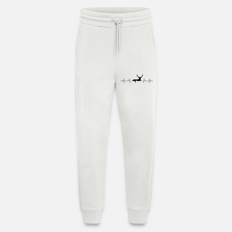 Herzschlag-Hirschjagd - Jogginghose - made by SPREAD - OFF WHITE