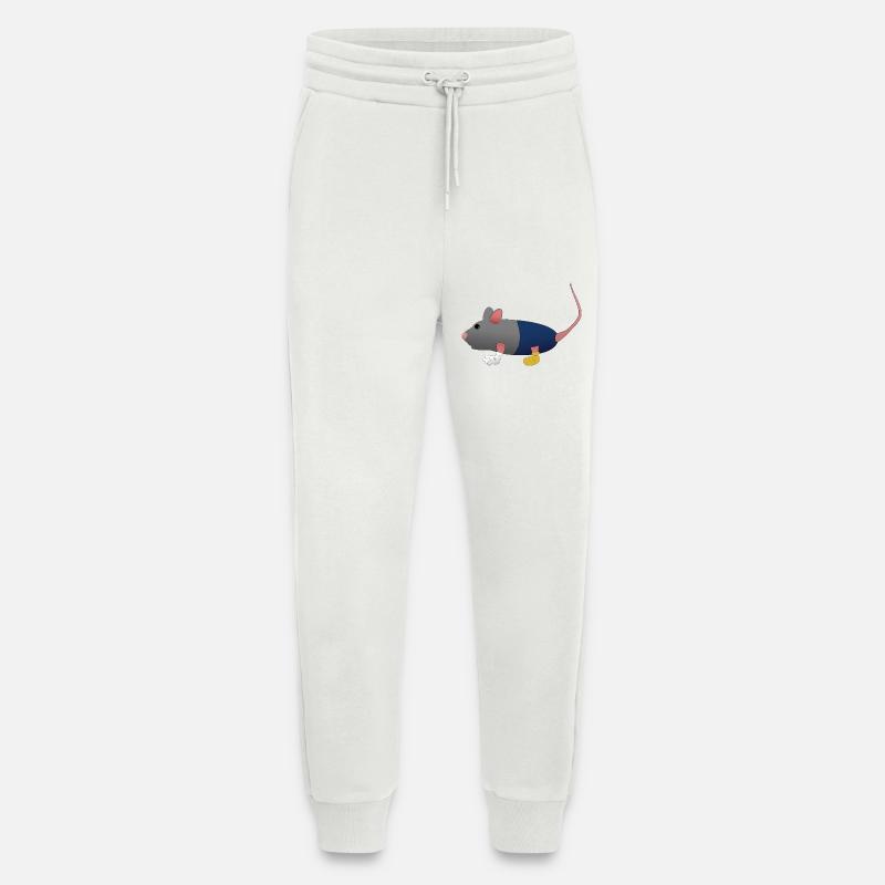 Niedliche Comic-Maus - Jogginghose - made by SPREAD - OFF WHITE