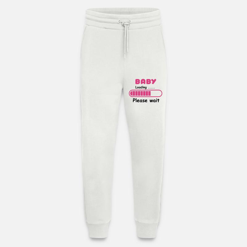 Baby loading - please wait - Jogging Pants - made by SPREAD  - OFF WHITE