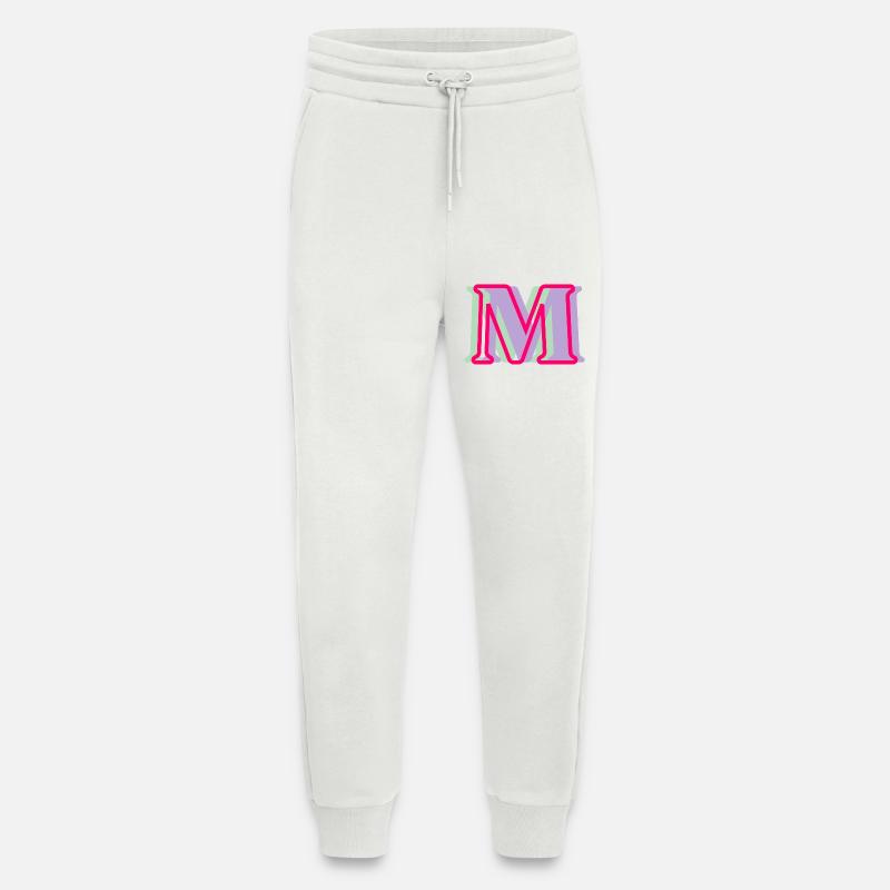 Mehrfarbiger Buchstabe m - Jogginghose - made by SPREAD - OFF WHITE