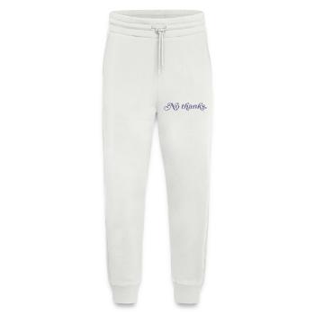 Non merci. - Pantalon de jogging bio décontracté fabriqué en UE - OFF WHITE - Devant