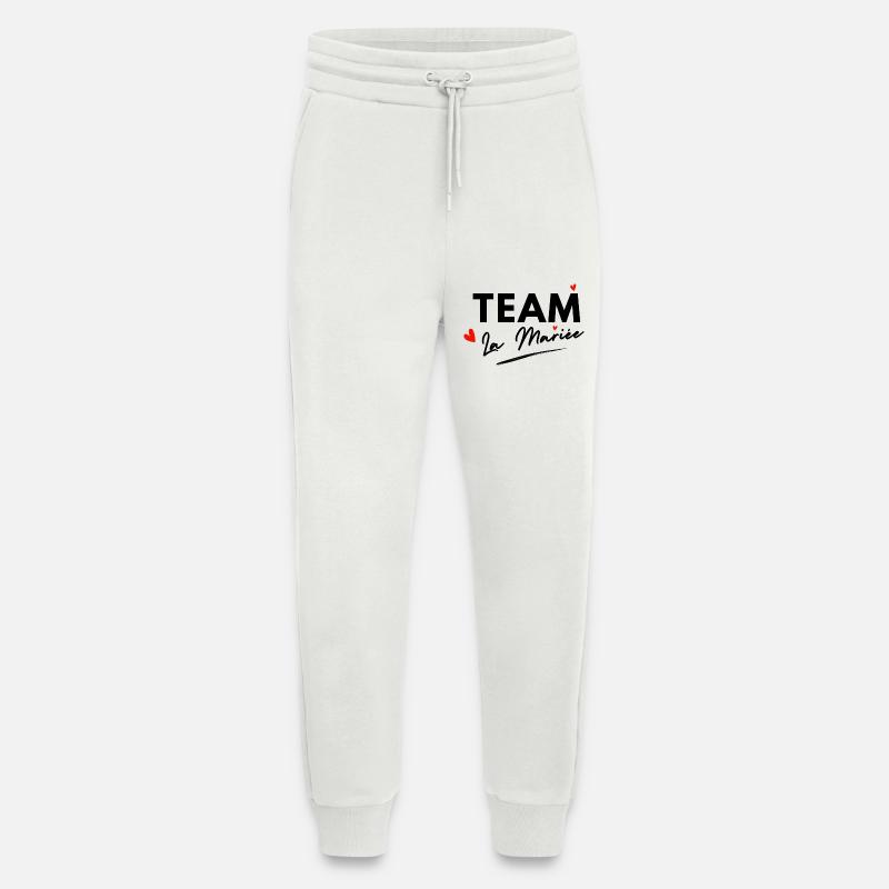 Bride Hearts Team - Bride Gift - Jogging Pants - made by SPREAD  - OFF WHITE