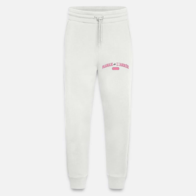 Maman de l’année – Französisches Mama-Statement - Jogginghose - made by SPREAD - OFF WHITE