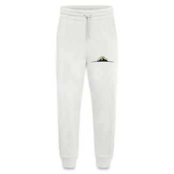 Montagnes Symboliques en plein air de Berge - Pantalon de jogging bio décontracté fabriqué en UE - OFF WHITE - Devant