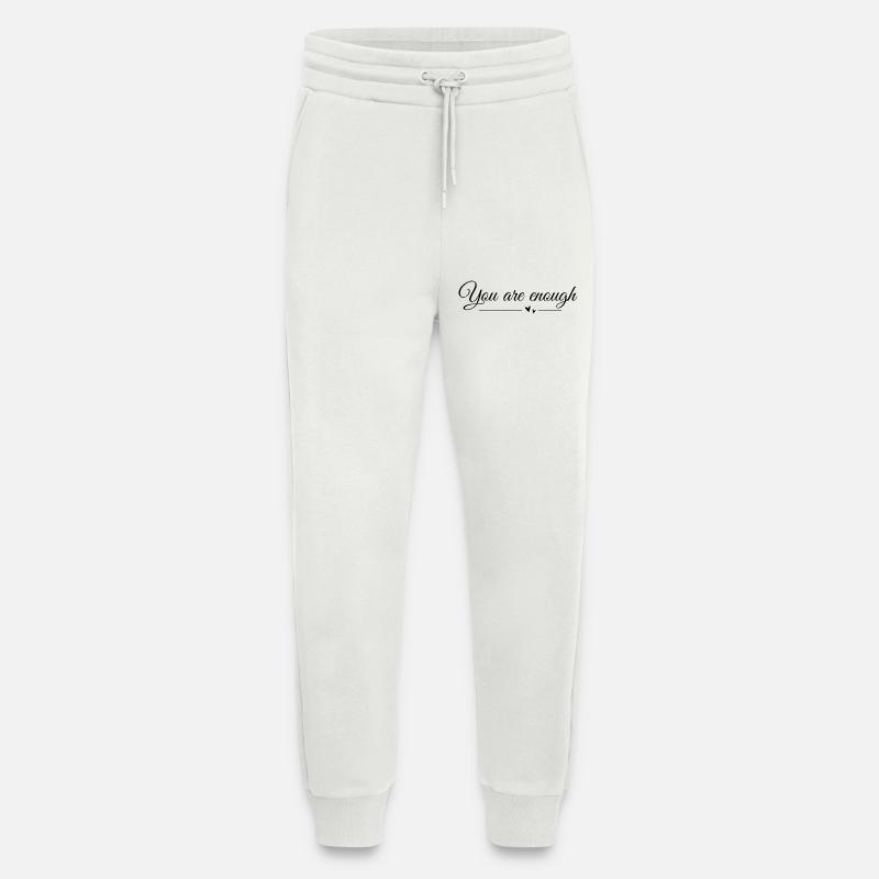 Du bist genug! - Jogginghose - made by SPREAD - OFF WHITE