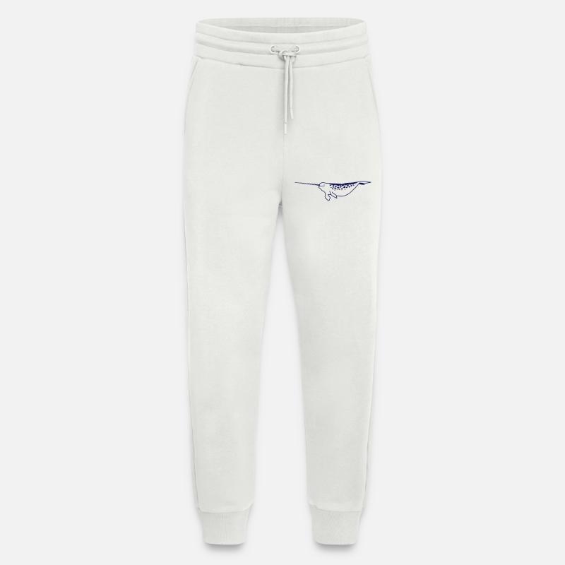 Narwal Meeres-Einhorn Design - Jogginghose - made by SPREAD - OFF WHITE
